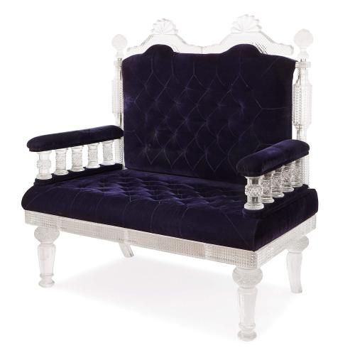 Crystal 2 Seater Sofa Venetian Design