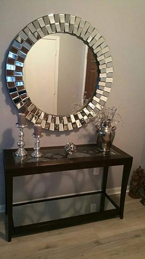 Best Ways to use Oval Mirror in the Living Room